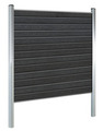 Kirkedal Alu hegn startsæt 184 x 180 cm